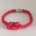 Segeltau, maritimes Armband, Achterknoten. rot