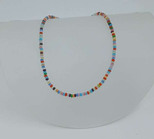 Cateye-Perlen bunt, unisex