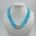 Collier, Süßwasserperlen türkis