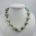 Collier, Aventurin, Jade, grün